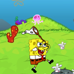 Free online flash games - Spongebob Jelly Fish game - Games2Rule 