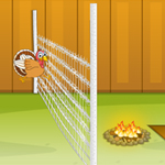 Free online flash games - Turkey Fence Jump game - Games2Rule 