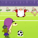 Free online flash games - Xmas Penalties game - Games2Rule 