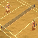 Free online flash games - Beach Tennis game - Games2Rule 