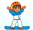 Free online flash games - Go-diego-go Snowboard Rescue game - Games2Rule 