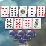 Free online flash games - Space Odyssey Solitaire game - Games2Rule 