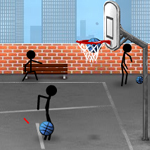 Free online flash games - Stix Street Basketball game - Games2Rule 