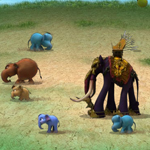 Free online flash games - Khan Kluay Kids War game - Games2Rule 