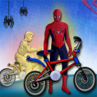 spiderman bmx