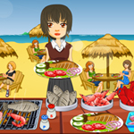 Free online html5 games - Beach Food Paradise game 