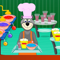 Free online html5 games - Bear Food Shop game - Games2rule 