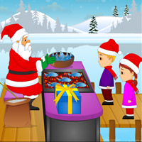 Free online html5 games - Santa Fisher game - Games2rule 