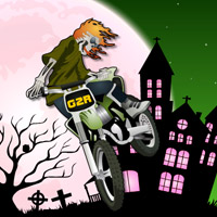 Free online html5 games - Halloween Bike Ride game - Games2rule 