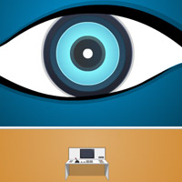 Free online html5 games - Big Eye Room Escape game 