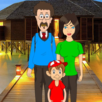 Free online html5 games - Boy Rescue from Beach House game 