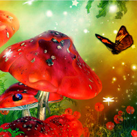 Free online html5 games - Butterfly Fantasy Forest Escape game - Games2rule