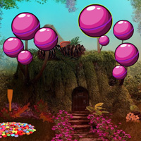 Free online html5 games - Fantasy Candy Forest Escape game - Games2rule