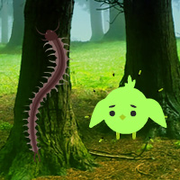 Free online html5 games - Giant Centipedes Forest Escape game - Games2rule