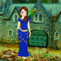 Free online html5 games - Girl Rescue From Forest Castle game - Games2rule