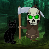 Free online html5 games - Graveskull Forest Escape game 