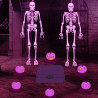 Free online html5 games - Halloween Castle Pumpkin Escape game - Games2rule