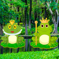 Free online html5 games - King Frog Forest Escape game - Games2rule