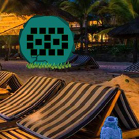 Free online html5 games - New Year Night Beach Escape game 