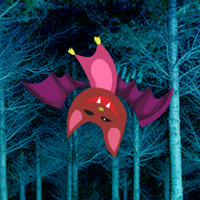 Free online html5 games - Scary Bat Forest Escape game - Games2rule