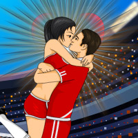 Free online html5 games - FIFA World Cup Kissing game 