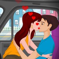 Free online html5 games - Kiss in a Car game 