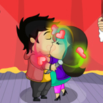 Free online html5 games - Pop Star Kissing game 