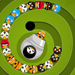 Free online html5 games - Angry Birds Zuma game 