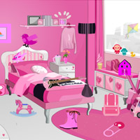 Free online html5 games - Barbie Bedroom Objects game 