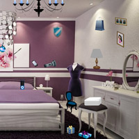 Free online html5 games - Purple Room Objects game - Games2rule 