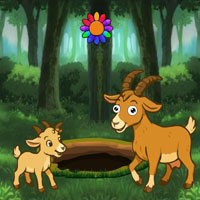 Free online html5 escape games - Assist Mom Goat Rescue Infant