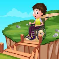 Free online html5 games - Assist Physically Challenged Boy game - Games2rule