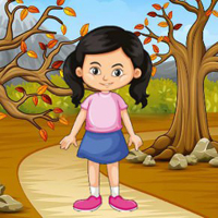 Free online html5 games - Autumn Forest Girl Escape HTML5 game - Games2rule