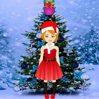 Christmas Girl Tree Escape HTML5