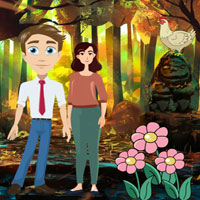 Free online html5 games - Couple Escaped Esoteric Forest game 