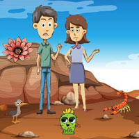Free online html5 escape games - Couple Stranded Mid Of Desert