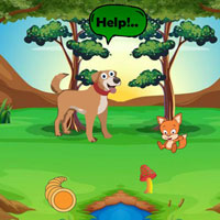 Free online html5 escape games - Dog Meets Missed Buddy