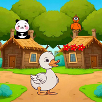 Duck Wish To Eat Fish
