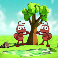 Escape Ant From Terrain HTML5