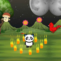 Fire Trapped Panda Escape