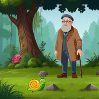Free online html5 escape games - Grandpa Reached Home Safely