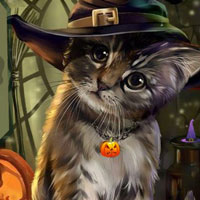 Free online html5 games - Halloween Cat Land Escape HTML5 game - Games2rule