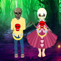 Free online html5 games - Halloween Devil Wedding Escape HTML5 game - Games2rule