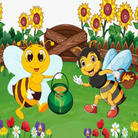 Free online html5 escape games - Honeybee Save The Food HTML5