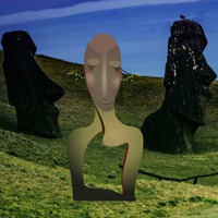 Moai Statue Island Escape HTML5