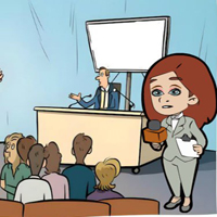 Reporter Attend The Meeting