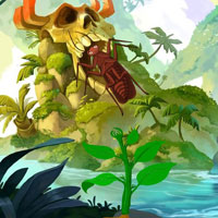 Free online html5 escape games - Rescue Stucked Mermaid