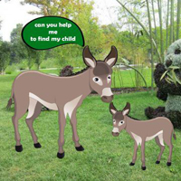 Free online html5 games - Save The Donkey Child game 