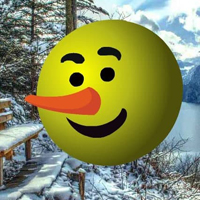 Snowman Emoji Forest Escape HTML5