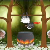 Free online html5 games - Threat  Circumstance Sheep Escape game - Games2rule 